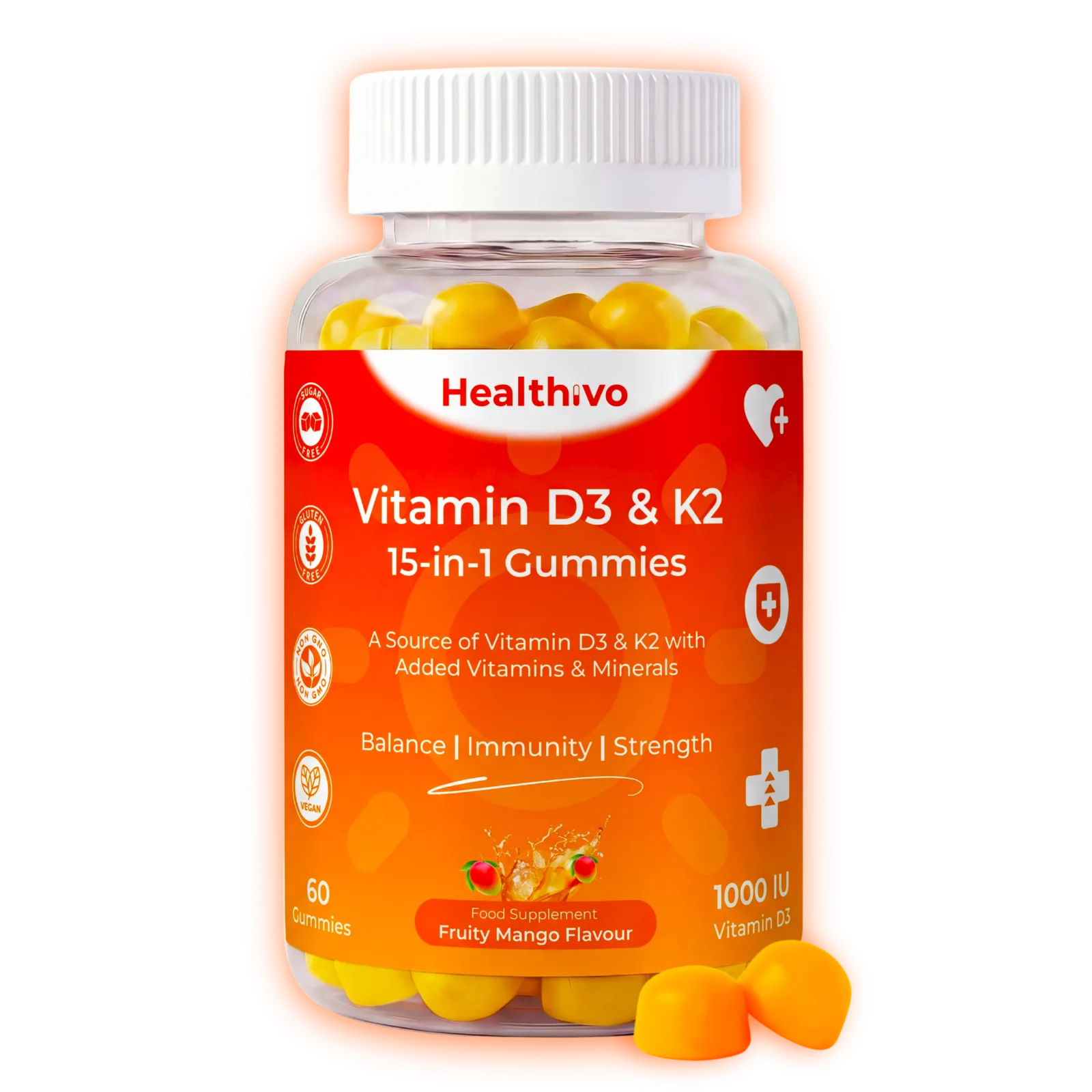 Vitamin D3 and K2 Gummies