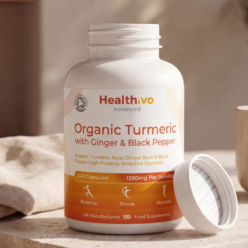 Organic Turmeric with Ginger and Black Pepper